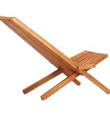 VidaXL Loungestoelen inklapbaar 2 st massief acaciahout