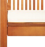 VidaXL Tuinstoel met kussen massief acaciahout