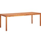 VidaXL Tuintafel 215x90x74 cm massief acaciahout