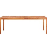 VidaXL Tuintafel 215x90x74 cm massief acaciahout