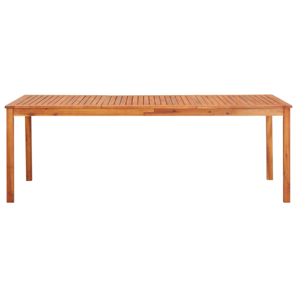 VidaXL Tuintafel 215x90x74 cm massief acaciahout