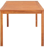 VidaXL Tuintafel 215x90x74 cm massief acaciahout