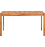 VidaXL Tuintafel 150x90x74 cm massief acaciahout