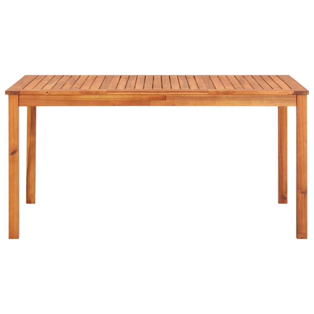VidaXL Tuintafel 150x90x74 cm massief acaciahout