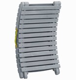 VidaXL Ligbed massief acaciahout greywash