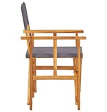 VidaXL Regisseursstoel massief acaciahout