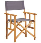 VidaXL Regisseursstoelen 2 st massief acaciahout