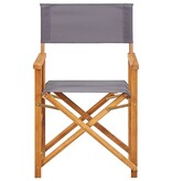 VidaXL Regisseursstoelen 2 st massief acaciahout