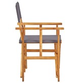 VidaXL Regisseursstoelen 2 st massief acaciahout