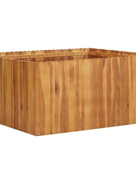 VidaXL Plantenbak verhoogd 100x100x50 cm massief acaciahout