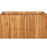 VidaXL Plantenbak verhoogd 100x100x50 cm massief acaciahout