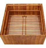 VidaXL Plantenbak verhoogd 100x100x50 cm massief acaciahout