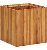 VidaXL Plantenbak verhoogd 50x50x50 cm massief acaciahout