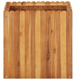 VidaXL Plantenbak verhoogd 50x50x50 cm massief acaciahout