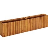 VidaXL Plantenbak verhoogd 200x30x50 cm massief acaciahout