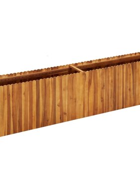 VidaXL Plantenbak verhoogd 200x30x50 cm massief acaciahout