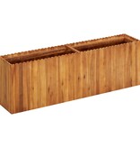 VidaXL Plantenbak verhoogd 150x30x50 cm massief acaciahout