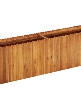 VidaXL Plantenbak verhoogd 150x30x50 cm massief acaciahout