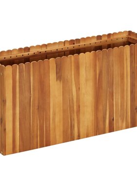 VidaXL Plantenbak verhoogd 100x30x50 cm massief acaciahout