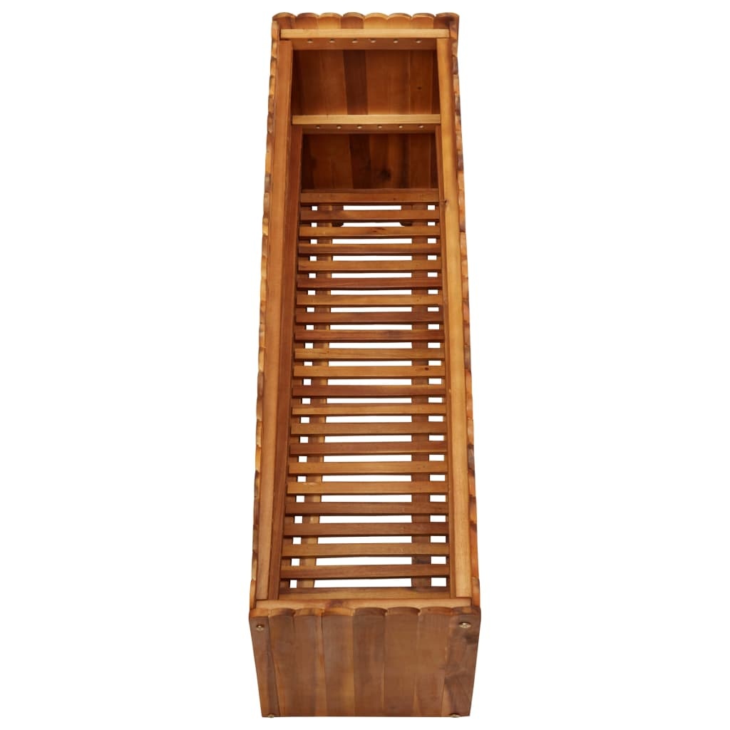 VidaXL Plantenbak verhoogd 100x30x50 cm massief acaciahout