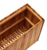 VidaXL Plantenbak verhoogd 100x30x50 cm massief acaciahout