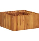 VidaXL Plantenbak verhoogd 50x50x25 cm massief acaciahout
