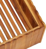VidaXL Plantenbak verhoogd 50x50x25 cm massief acaciahout
