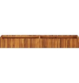 VidaXL Plantenbak verhoogd 200x30x25 cm massief acaciahout