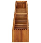 VidaXL Plantenbak verhoogd 200x30x25 cm massief acaciahout