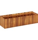 VidaXL Plantenbak verhoogd 100x30x25 cm massief acaciahout