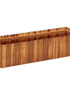 VidaXL Plantenbak verhoogd 100x30x25 cm massief acaciahout