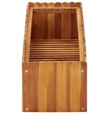 VidaXL Plantenbak verhoogd 100x30x25 cm massief acaciahout