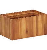 VidaXL Plantenbak verhoogd 50x30x25 cm massief acaciahout