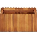 VidaXL Plantenbak verhoogd 50x30x25 cm massief acaciahout