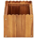 VidaXL Plantenbak verhoogd 50x30x25 cm massief acaciahout