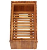 VidaXL Plantenbak verhoogd 50x30x25 cm massief acaciahout