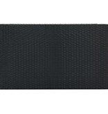 VidaXL Tuinbartafel 100x60,5x110,5 cm poly rattan zwart