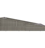 VidaXL Tuinbed 110x200 cm poly rattan grijs