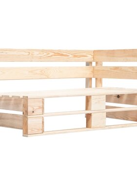 VidaXL Tuinhoekbank pallet hout