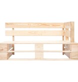 VidaXL Tuinhoekbank pallet hout