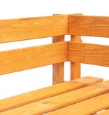 VidaXL Tuinhoekbank pallet hout honingbruin