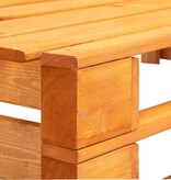 VidaXL Tuinhoekbank pallet hout honingbruin
