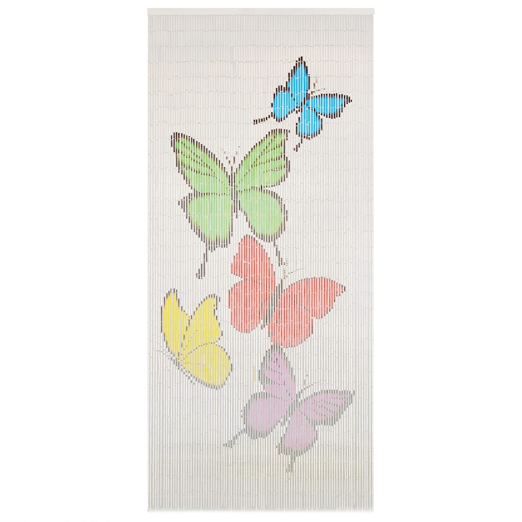 VidaXL Vliegengordijn 90x200 cm bamboe