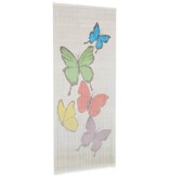 VidaXL Vliegengordijn 90x200 cm bamboe