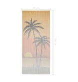 VidaXL Vliegengordijn 90x200 cm bamboe