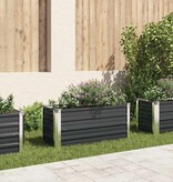 VidaXL Plantenbak verhoogd 100x40x45 cm gegalvaniseerd staal antraciet