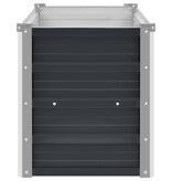 VidaXL Plantenbak verhoogd 100x40x45 cm gegalvaniseerd staal antraciet