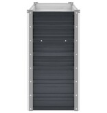VidaXL Plantenbak verhoogd 160x40x77 cm gegalvaniseerd staal antraciet