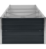 VidaXL Plantenbak verhoogd 320x80x45 cm gegalvaniseerd staal antraciet