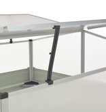 VidaXL Tuinkas 100x100x85 cm gegalvaniseerd staal bruin